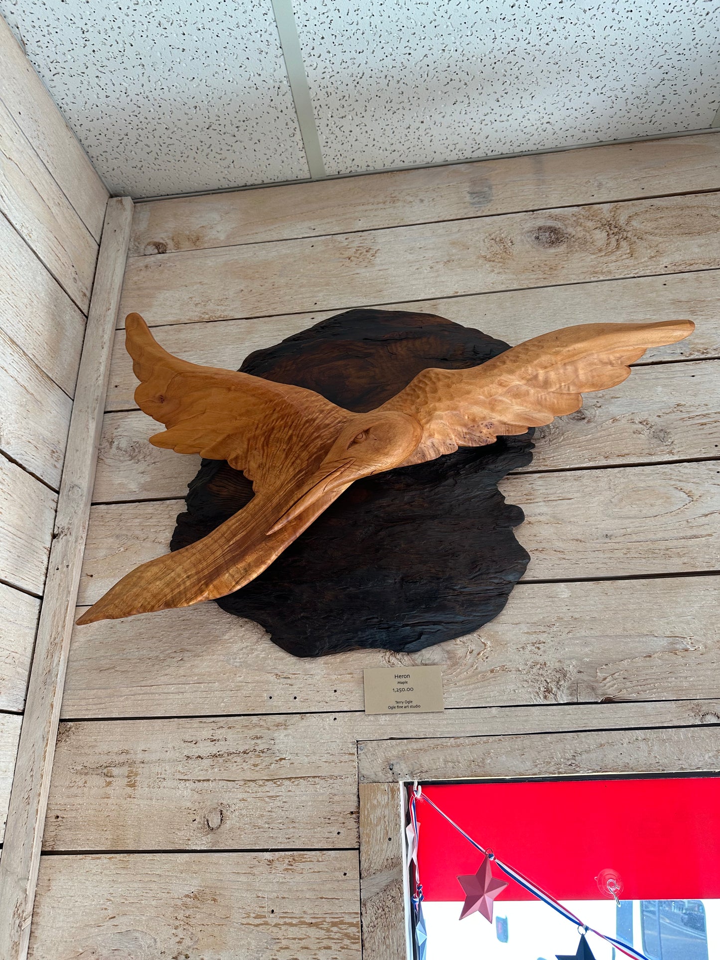 "Heron" Maple and Cedar